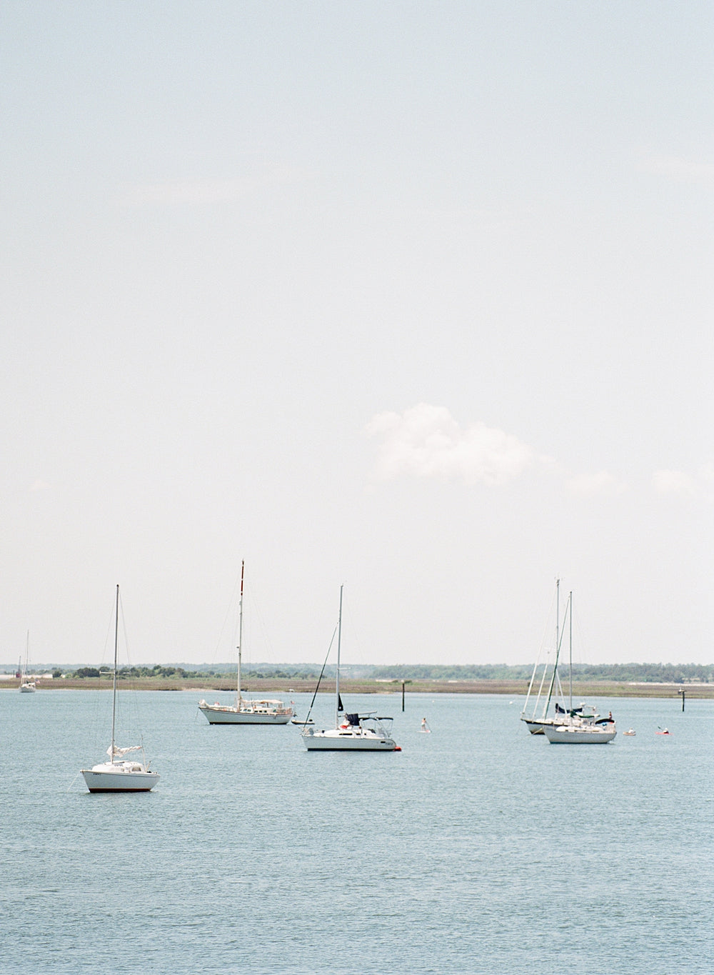 Sailboats by the Sea